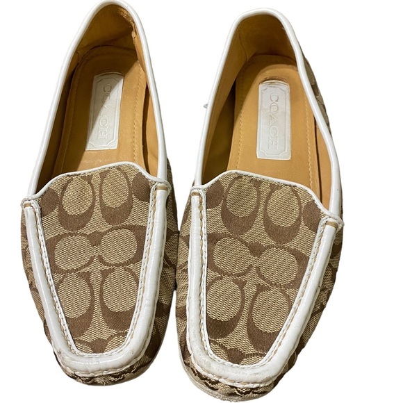 Coach Sylvia Monogrammed Loafers - Picture 1 of 8